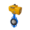 Vanne papillon WAFER - GG20/EPDM - DN250 - GN10/16 ANSI150 - PN16 - Pneu double effet - Pour HVAC
