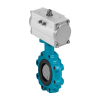 Vanne papillon LUG - GGG40/NBR/CF8M - DN350 - GN10 - PN10 - Cde pneu. double effet Vanne papillon LUG - GGG40/NBR/CF8M - DN350 - GN10 - PN10 - Cde pneu. double effet