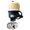 Vanne à boisseau sphérique inox 3 voies 2'' PN63