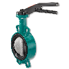 Vanne papillon WAFER - GGG40/EPDM/CF8M - DN100 - GN6/10/16 ANSI 150 - PN16 - levier cranté