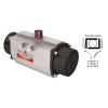 Actionneur pneumatique quart de tour ACTREG ASR 1200 - simple effet - 14R - #36 - F10-F14 - NBR