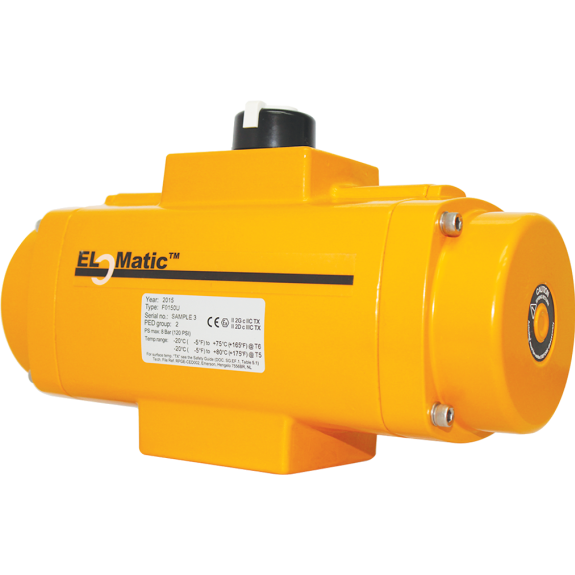 Actionneurs pneumatiques à pignon et crémaillère EL-O-MATIC - Type FS - taille 1600 - simple effet-Beschreibung lesen