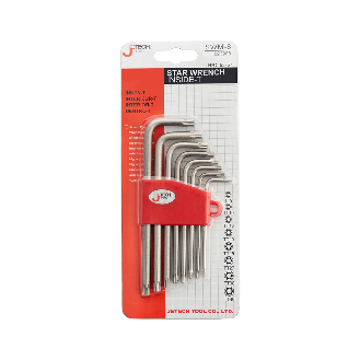 Jetech 8Pièces Clé étoile à bras long - Torx T9, T10, T15, T20, T25, T27, T30, T40-Lire la description