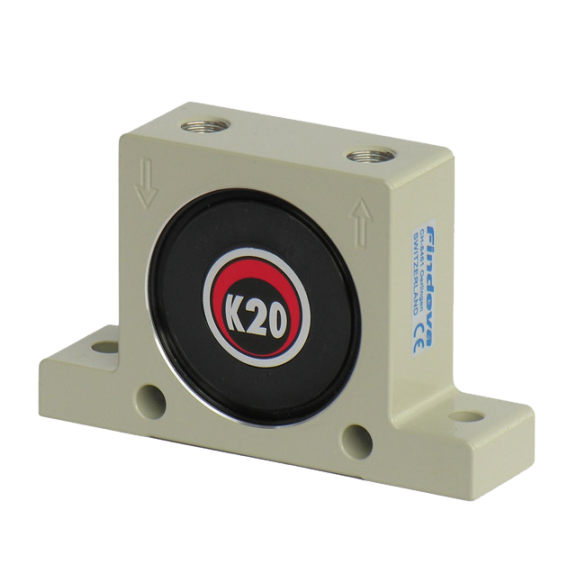 Vibrateurs rotatif à billes FINDEVA - Alu anodisé - G1/4" - 22500 coups/min - 870N - 225l/min-Lire la description