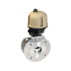 Vannes à  sphère - Inox 316  - PTFE - DN25 - Wafer GN16 - PN16 - 2/2 - 2 pièces+ servomoteur AQ3L