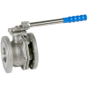 Vanne à sphère corps 2 pièces en inox à brides - 2/2 - DN100 - PN16 - GN16 - 180°C