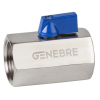 Mini-vanne à boisseau sphérique corps monobloc en acier inox - G3/4" - PN63 - max. 180°C