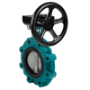 Vanne papillon LUG - GGG40/EPDM/CF8M - DN350 - GN10 - PN10 - volant réducteur