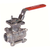 Vanne à sphère corps 3 pièces en acier inox - DN50 - SW - PN63 - max. 220°C