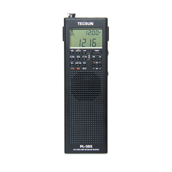 PL-365 negro, receptor multibanda DSP-Leer más