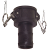 Raccords Cam-Lock pour tuyaux - Coupleurs - Cannelés droits - PP - 3/4" - Ø21mm - Pmax: 6 bar