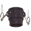Raccords Cam-Lock pour tuyaux - Coupleurs - PP - 3" F - Pmax: 6 bar