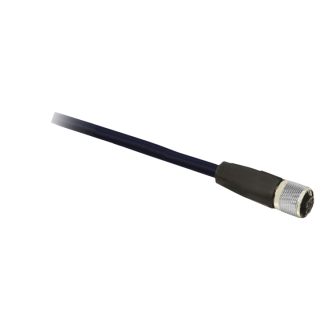 Câble d'alimentation en tension 10 m - 6X0.56mm2 - Connecteur droit M12 - 5 broches - Femelle-Lire la description