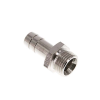 Raccords cannelés pour tuyaux - Embouts droits - Laiton nickelé - 1/2" M - Ø13mm - Pmax: 16 bar