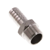 Raccords cannelés pour tuyaux - Embouts droits - Inox - R3/4" Mâle - Ø19mm - Pmax: 16 bar
