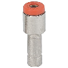 Raccords pour tubes - Réduction - Grossisseur - Laiton nickelé - Ø12X6 mm - 16 bar