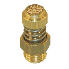 Silencieux avec réducteur de débit - Laiton - 3/4" M - 0 à 12 bar