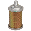 Silencieux haut débit - Acier zingué - 1/2" M - 0 à 10 bar
