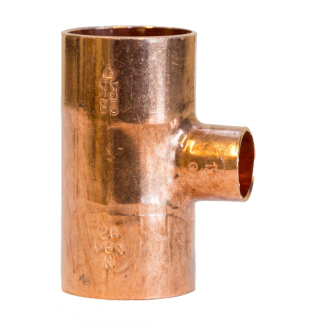 Té réduit FFF cuivre 5130R  Ø 42 x 28 x 42*-Lire la description