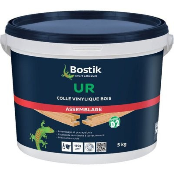 Colle à bois vinylique D2 agobois e  "UR"  biberon 750 grs-Lire la description