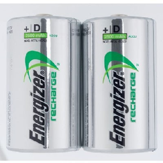 Accumulateur recharable  - Vendu par: 2 | Type: D | Modèle: DHR20 | Volts: 1.2 V | Intensité (A): 2500 mAh-Lire la description