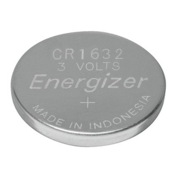 Pile miniature électronique lithium 3 V  - Vendu par: 1 | Taille: Ø 16 x Ep.3.2 mm | Type: CR1632-Lire la description