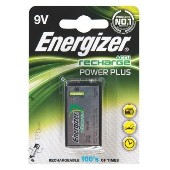 NiMH Akku Power Plus, 6F 22 / Block, 9 V-Beschreibung lesen