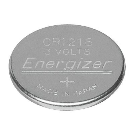 Pile miniature électronique lithium 3 V  - Vendu par: 1 | Taille: Ø 12.5 x Ep.1.6 mm | Type: CR1216-Lire la description