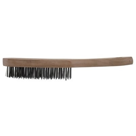 Brosse à manche  - Fil métal: Laiton rond-Lire la description