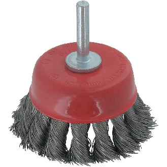 Brosse coupe mèches acier torsadées-Lire la description