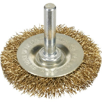 Brosse circulaire sur ti pour perceuse  - Ø (mm): 50-Lire la description