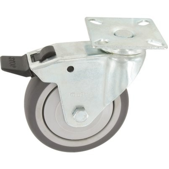 Roulette pivotante à œil à frein série S19 AF - H: 20 mm | A: 130 mm | C: 100 mm | K: 10.2 mm | Char ou force (kg): 45 kg | J: 30.5 mm Roulette pivotante à œil à frein série S19 AF - H: 20 mm | A: 130 mm | C: 100 mm | K: 10.2 mm | Char ou force (kg): 45 kg | J: 30.5 mm-Lire la description