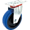 Roulette caoutchouc Tecnibleu platine pivotante série S2N  - A: 150 mm | C: 125 mm | I: 40 mm | J: 45 mm | d: 15 mm