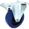 Roulette caoutchouc Tecnibleu platine fixe série S7N  - A: 150 mm | C: 125 mm | I: 40 mm | J: 45 mm | d: 15 mm
