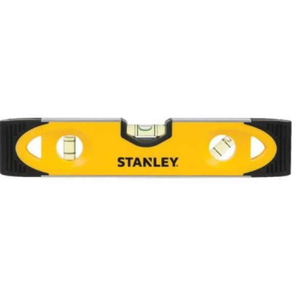 Nivel torpedo alto impacto 230mm, base en V y magnética - STANLEY 0-43-511-Leer más