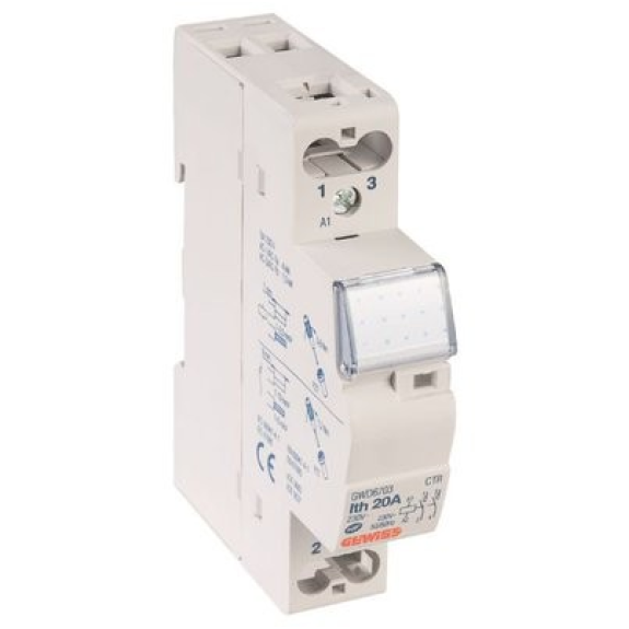 Contacteur de puissance sans commande manuelle wiss - Nbre de modules: 3 | Type contact: 4 NO | I max: 63 A Contacteur de puissance sans commande manuelle wiss - Nbre de modules: 3 | Type contact: 4 NO | I max: 63 A-Lire la description