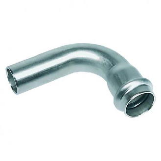 Coude MF 90° pressfitting inox  Ø 18*-Lire la description