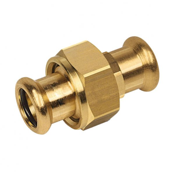 Raccord union pressfitting bronze  Ø 15*-Lire la description