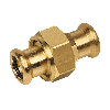 Raccord union pressfitting bronze  Ø 15*