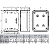 îte rectangulaire pour presse-étoupe Plexo  - Dimension: 310 x 240 x 124 mm