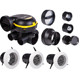 Kit VMC simple flux auto-réglageble EasyHOME AUTO-Lire la description