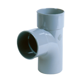 Té MF 87° PVC décharge  Ø 140*-Lire la description