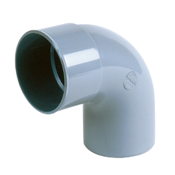 Coude MF 87° PVC décharge  Ø 80-Lire la description