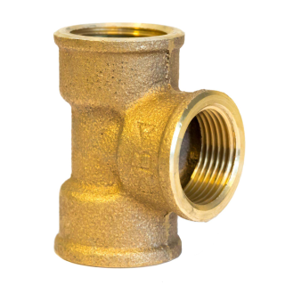 Té FFF en bronze 3" pour applications industrielles-Lire la description