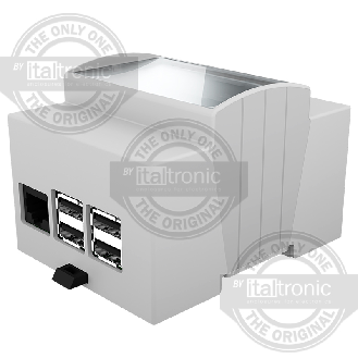 KIT CONTENITORE MODULBOX XTS 4M RASPBERRY PIB+-Leggi tutto