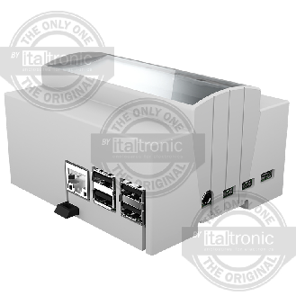 KIT CONTENITORE MODULBOX XTS 6M RASPBERRY PI4B-Leggi tutto