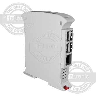 KIT CONTENITORE RAILBOX 22,5MM RASPBERRY PI4B-Leggi tutto