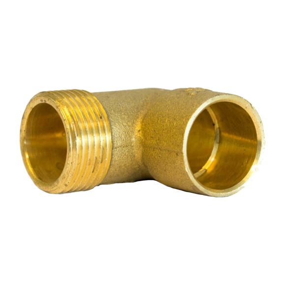 Coude F/C laiton  Ø 3/8" M x 12*-Lire la description