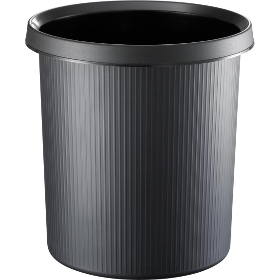 Papierkorb 18 l 320 mm schwarz-Beschreibung lesen