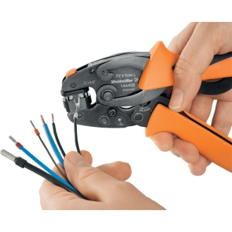 Crimpadora PZ 6 Roto L WEIDMÜLLER para manguito protector H 0,14 - H 6 mm²-Leer más